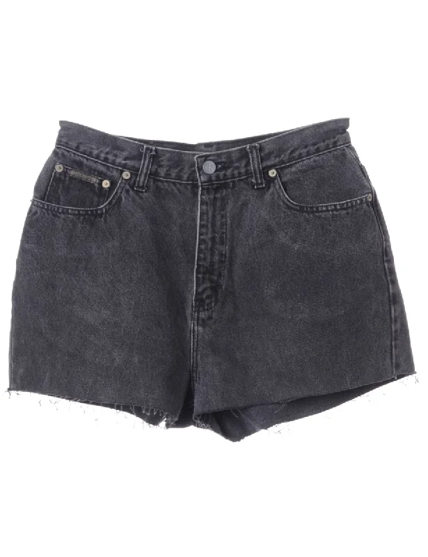 Longline T-ShirtsLabel Molly Frayed Denim Shorts