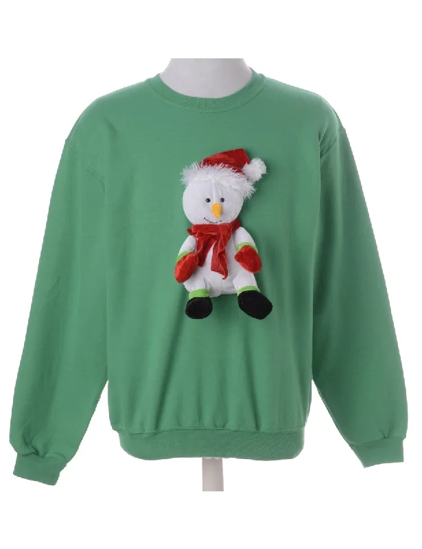 Glitter T-ShirtsLabel Novelty Christmas Sweatshirt