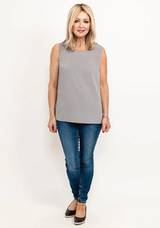 Inco Solid Colour Vest Top, Grey