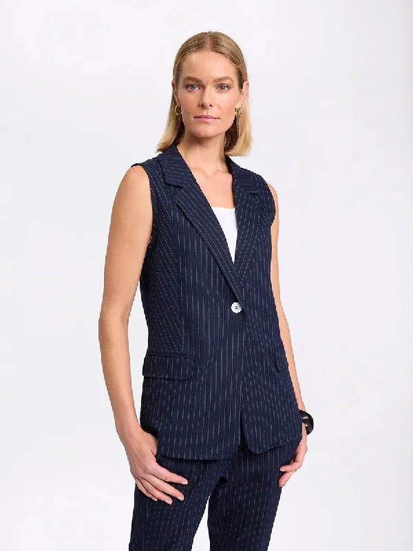 Marco Polo - YTMS56101 Pinstripe Vest