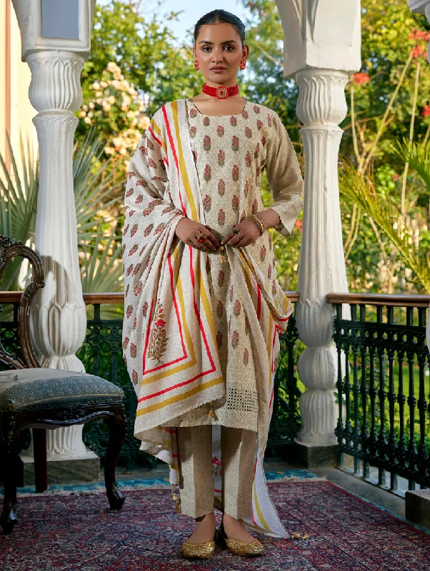 Schfilli Embroidered Silk Suit Set 3873