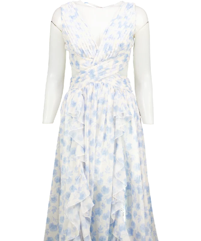 ALB Anne Louise Blue Astrid Maxi Dress UK 8Edwardian Dress