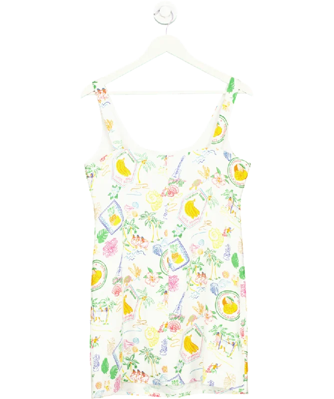 Aligne Multicoloured Souvenir Print Dress UK 12T-shirt Dress