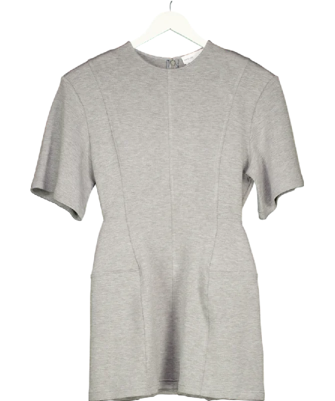 H&M Grey Hourglass T-shirt Dress UK SSatin Dress