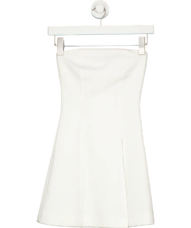 Miscreants White Mini Dress UK 6Off-the-shoulder Dress