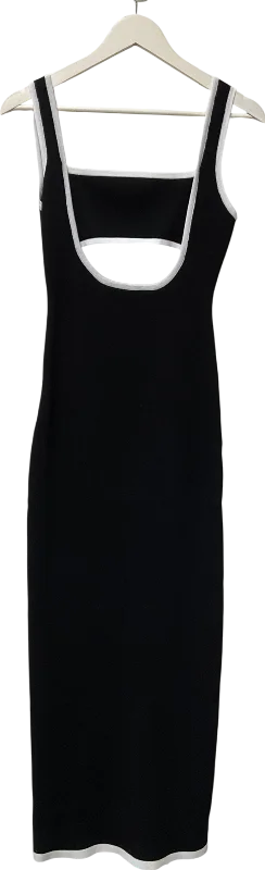 Soera Black Eloise cit out midi dress UK SBoho Dress