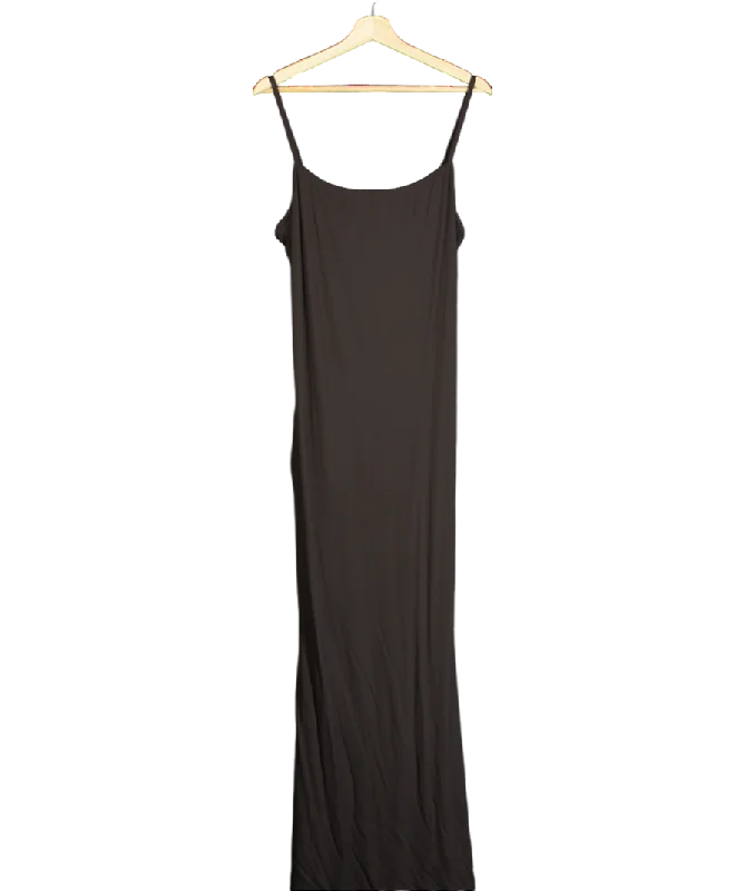 TALA Brown 365 Sculpt Camisole-strap Stretch-jersey Maxi Dress UK XLGypsy Dress