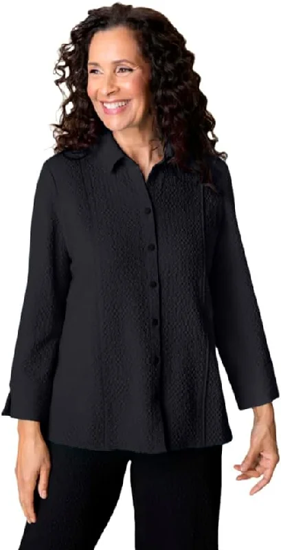 Habitat, 21325 Shaped Shirt, BlackTunicTopHive