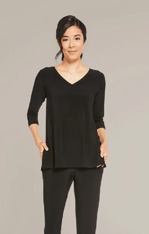 Sympli, 22170-2 Go To V-Neck RelaxTunicTop