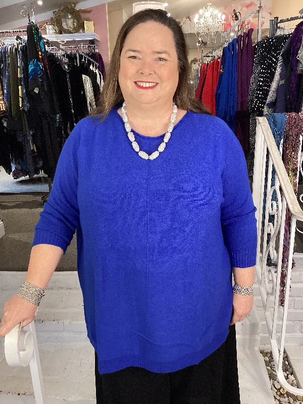 FRONT SEAM TUNIC - ROYAL BLUETunicTopCrest