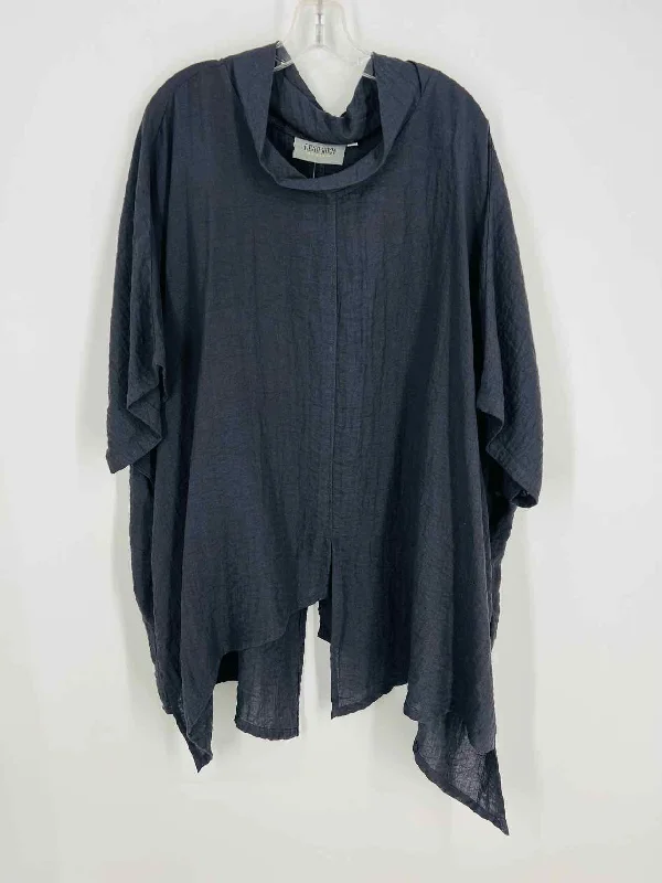 Size L/XL? Gray Cowlneck Solid Tops TunicTunicTopNinja