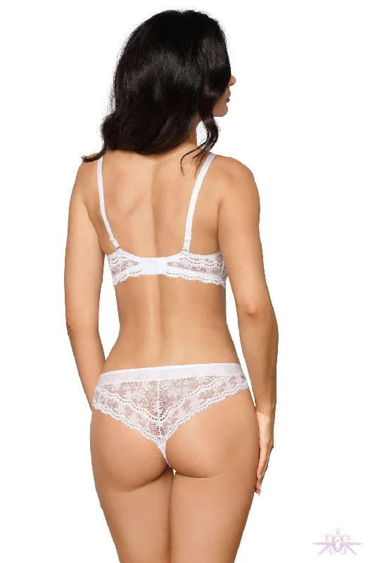 TightbraRoza Lagerta White Thong